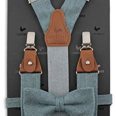 Sir Redman WORK suspenders ochre denim ochre-yellow, Suspenders