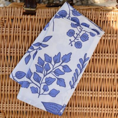 Blue & White Cotton Napkin Sets