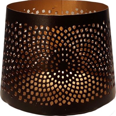 Round foliage tealight holder - AS7007S