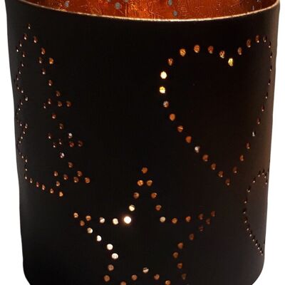 Round Christmas tealight holder - AS7015L