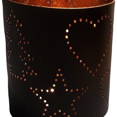 Round Christmas tealight holder - AS7015M