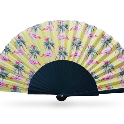 The Flamingo Hand-fan