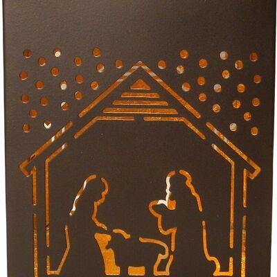 Nativity scene candle holder - AS7104S