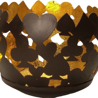 Tealight clover tile heart spade - AS7321S