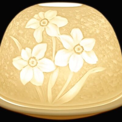 Flower Teelichthalter aus Porzellan - HV851