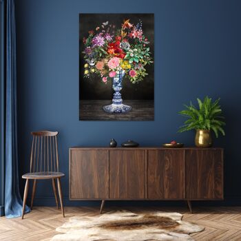 Melli Mello Fleurs de Delft art mural 70x100cm 2