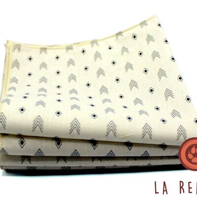 Lot de 4 mouchoir mini