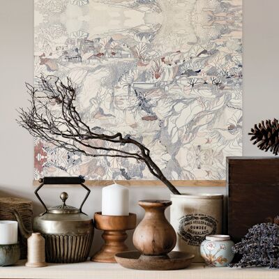 Kakemono fatto in casa 75x160cm / Jap