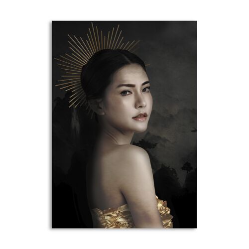 Melli Mello Queen of Asia wall art 80x120cm