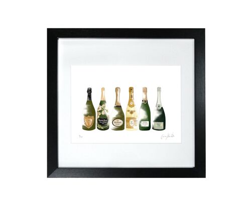Champagne  - Framed Limited Edition Print