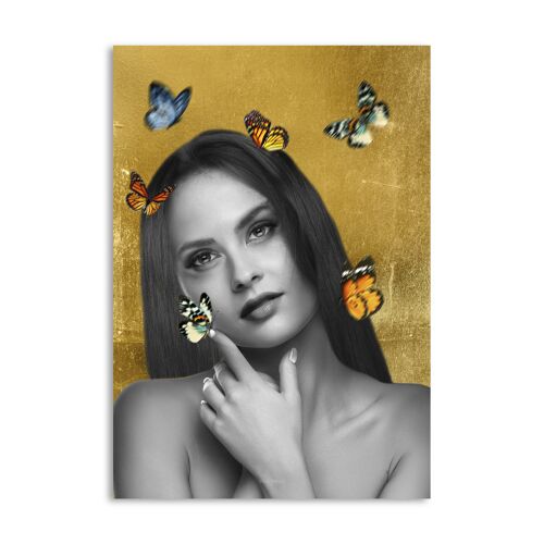 Melli Mello fluttering feelings wall art - 70x100cm