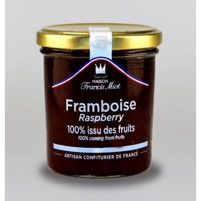 Confiture de framboise 100 % issu des fruits