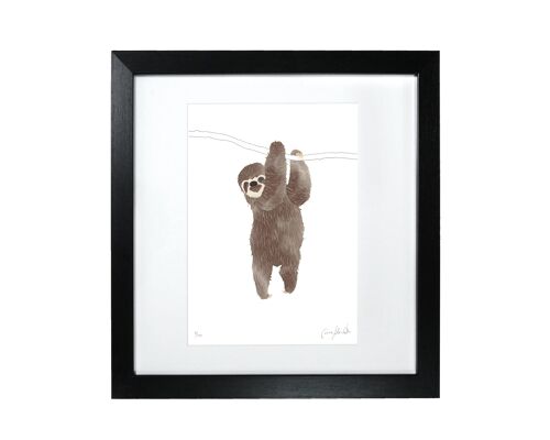 Sloth - Framed Limited Edition Print
