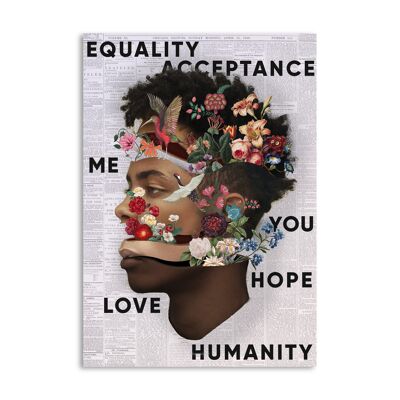 Melli Mello We're all equals wall art 70x100cm