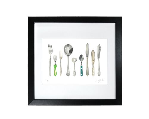 A Handful of Cutlery - Limited Edition Framed Print
