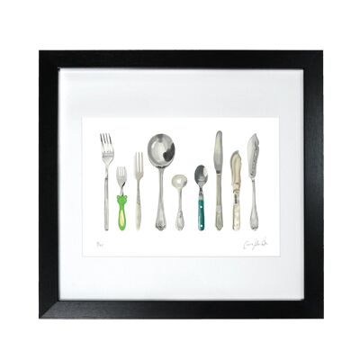 A Handful of Cutlery - Limited Edition Framed Print