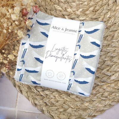 Sylvie X5 washable make-up remover wipes