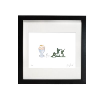 Egg & Soldiers - Limited Edition Framed Print