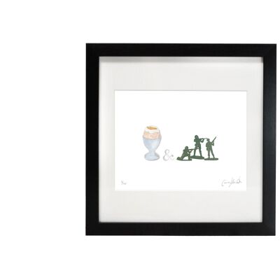 Egg & Soldiers - Limited Edition Framed Print