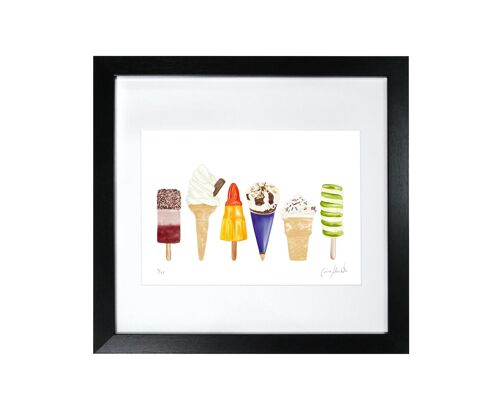 Ice Cream - Limited Edition Framed Print
