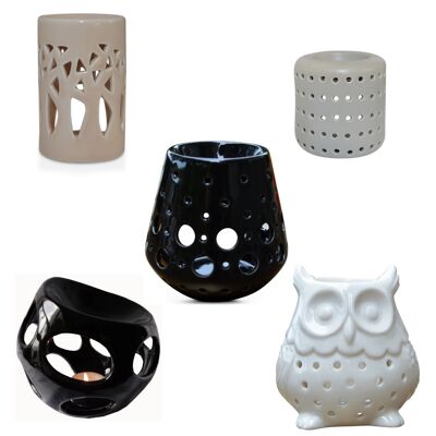 Perfume burner in perforated ceramic | Many models to choose from