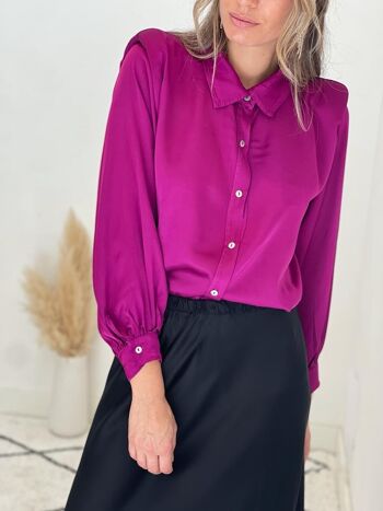 Chemise violette Axelle 1