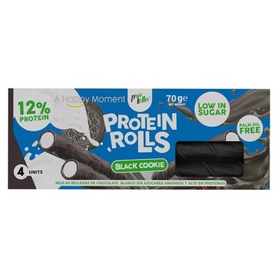 Protein Rolls Black Cookies 70g