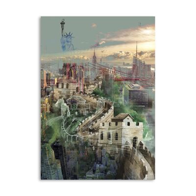 Melli Mello Metropolitan mix wall art 70x100cm