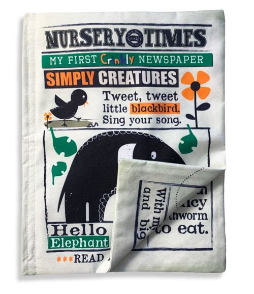 Nursery Times Crinkly Newspaper - Simply Creatures