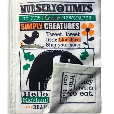 Nursery Times Crinkly Newspaper - Einfach Kreaturen