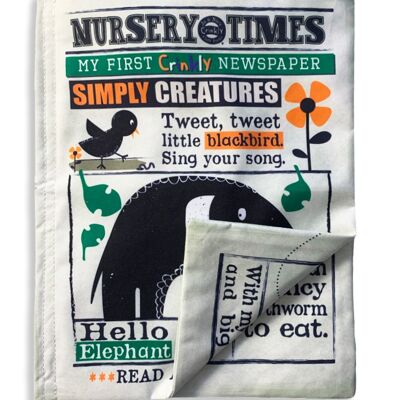 Nursery Times Crinkly Newspaper - Simply Creatures