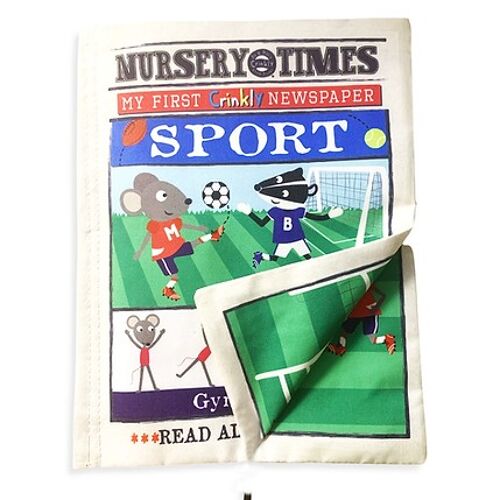Nursery Times Crinkly Newspaper - Sports