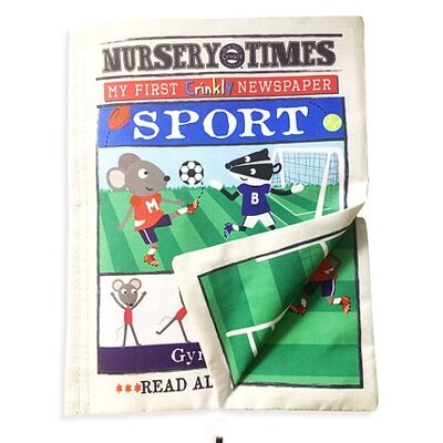 Nursery Times Crinkly Newspaper - Deportes