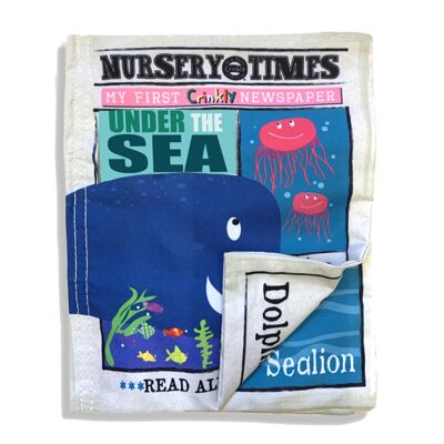Nursery Times Crinkly Newspaper - Unter dem Meer