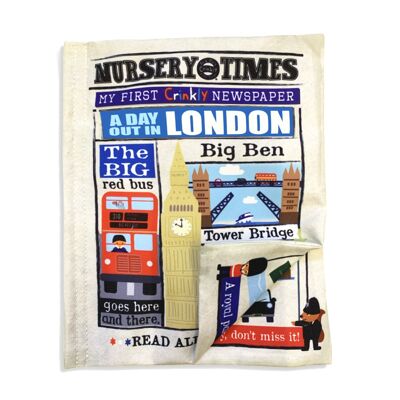 Nursery Times Crinkly Newspaper - London