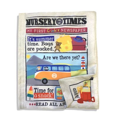 Nursery Times Crinkly Newspaper - Verano