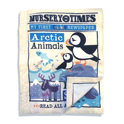 Nursery Times Crinkly Newspaper - Arctic Animals