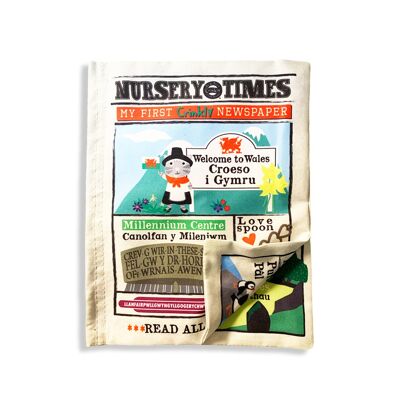 Nursery Times periódico arrugado - Gales
