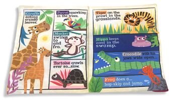 Nursery Times Crinkly Newspaper - Animaux de safari 2