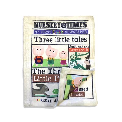 Nursery Times Crinkly Newspaper - Tres pequeños cuentos