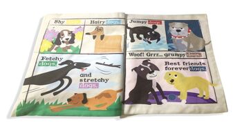 Nursery Times Crinkly Newspaper - Juste des chiens 2