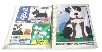 Nursery Times Crinkly Newspaper - Juste des chiens 3