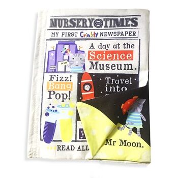 Nursery Times Crinkly Newspaper - Musée des sciences 1