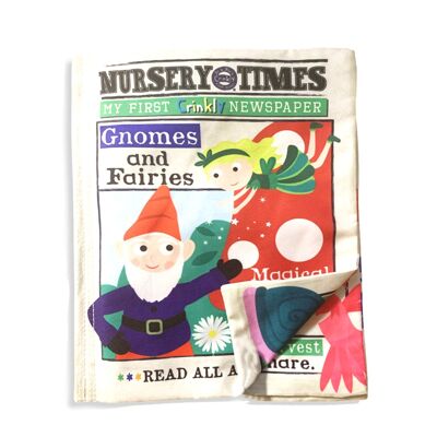 Nursery Times Crinkly Newspaper - Gnomes and Fairies