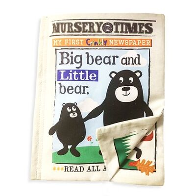 Nursery Times Crinkly Newspaper - Big Bear Little Bear