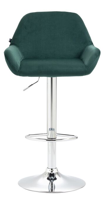 Tabouret Airone Velours Vert 7x52cm 2