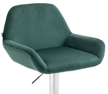 Tabouret Airone Velours Vert 7x52cm 6