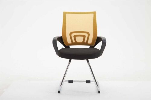 Bellegra Bezoekersstoel Stof Geel 9x61cm