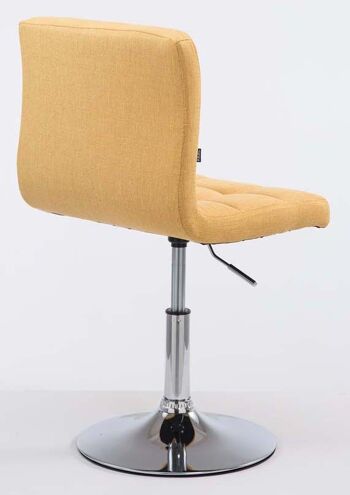 Fauteuil Polverara Tissu Jaune 7x49cm 4