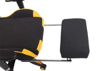 Saponelli Chaise de Bureau Tissu Jaune 21x49cm 7